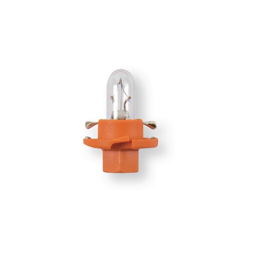 Lampadina quadro 12V 1,12W attacco BX8.4d colore arancio